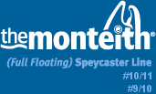 The Monteith full floating salmon fishing fly line